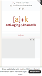 Mobile Screenshot of bartsch-kosmetik.de